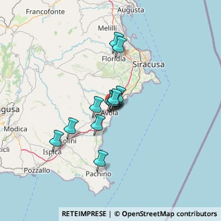 Mappa Via San Matteo Evangelista, 96012 Avola SR, Italia (10.52833)