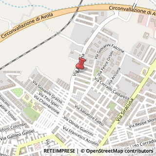 Mappa Via Raffaello Sanzio, 10, 96012 Avola, Siracusa (Sicilia)