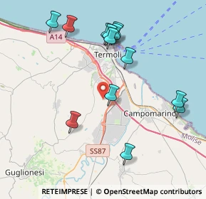 Mappa Via degli Oleandri, 86039 Termoli CB, Italia (4.51231)