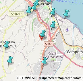 Mappa Via degli Oleandri, 86039 Termoli CB, Italia (2.89385)