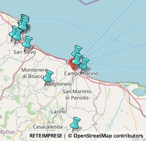 Mappa Via degli Oleandri, 86039 Termoli CB, Italia (20.8825)