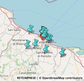 Mappa Via degli Oleandri, 86039 Termoli CB, Italia (7.80467)