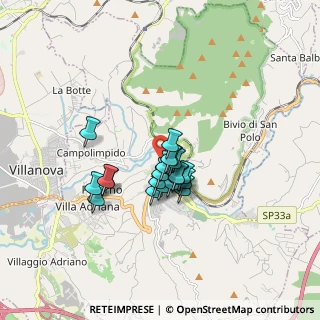 Mappa Via del Riserraglio, 00019 Tivoli RM, Italia (1.2165)