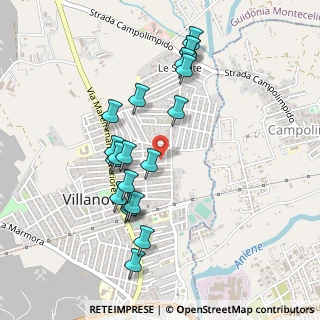 Mappa Via Carlo Cattaneo, 00012 Villanova RM, Italia (0.493)