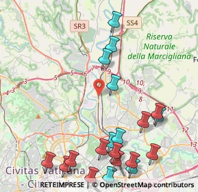 Mappa Via Cortona, 00138 Roma RM, Italia (5.632)