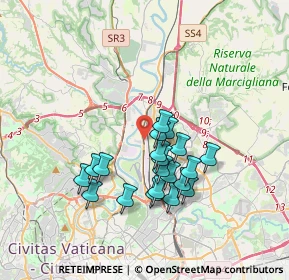 Mappa Via Cortona, 00138 Roma RM, Italia (3.2355)