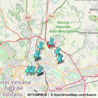 Mappa Via Volonte' Gian Maria, 00100 Roma RM, Italia (3.92786)