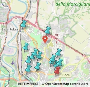 Mappa Via Volonte' Gian Maria, 00100 Roma RM, Italia (2.25)