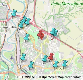 Mappa Via Volonte' Gian Maria, 00100 Roma RM, Italia (2.305)