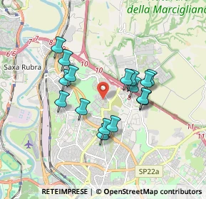 Mappa Via Volonte' Gian Maria, 00100 Roma RM, Italia (1.58438)