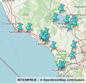 Mappa Via Aurelia, 00053 Ladispoli RM, Italia (16.82412)