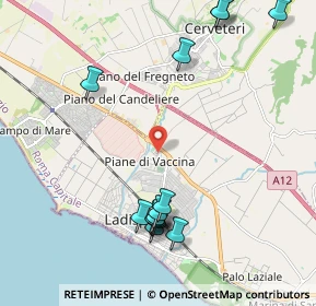 Mappa Via Aurelia, 00053 Ladispoli RM, Italia (2.54571)