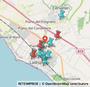 Mappa Via Aurelia, 00053 Ladispoli RM, Italia (1.46727)
