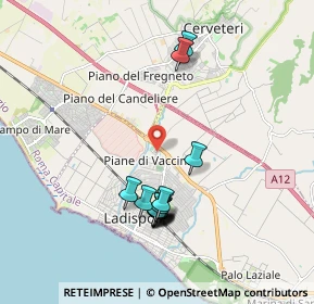 Mappa Via Aurelia, 00053 Ladispoli RM, Italia (1.91)