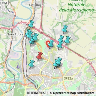 Mappa Via Corrado Mantoni, 00138 Roma RM, Italia (1.73063)