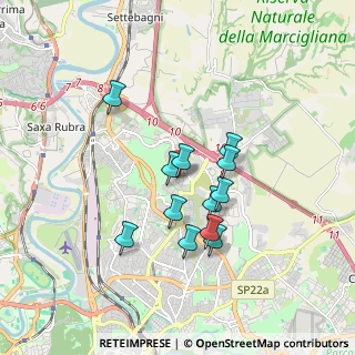 Mappa Via Corrado Mantoni, 00138 Roma RM, Italia (1.50417)