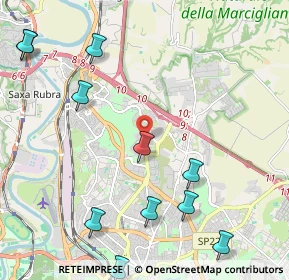 Mappa Via Corrado Mantoni, 00138 Roma RM, Italia (2.92909)
