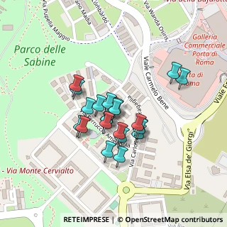 Mappa Via Corrado Mantoni, 00137 Roma RM, Italia (0.16667)