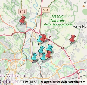 Mappa Via Corrado Mantoni, 00138 Roma RM, Italia (3.21636)