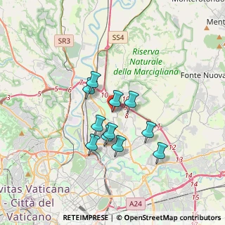 Mappa Via Corrado Mantoni, 00138 Roma RM, Italia (2.81182)