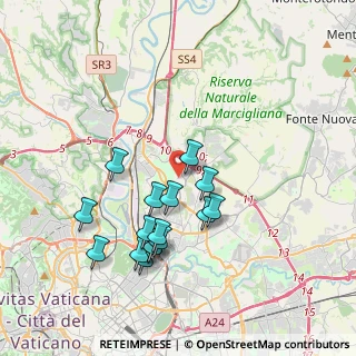 Mappa Via Corrado Mantoni, 00137 Roma RM, Italia (3.79563)