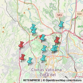 Mappa Via Lucio Cassio, 00189 Roma RM, Italia (3.76077)