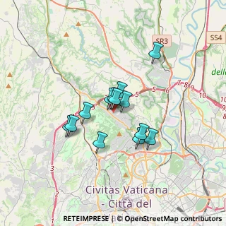 Mappa Via Lucio Cassio, 00189 Roma RM, Italia (2.54154)