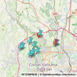 Mappa Via Lucio Cassio, 00189 Roma RM, Italia (3.88545)