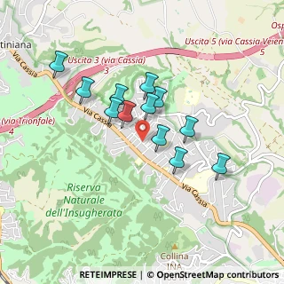 Mappa Via Lucio Cassio, 00189 Roma RM, Italia (0.75167)