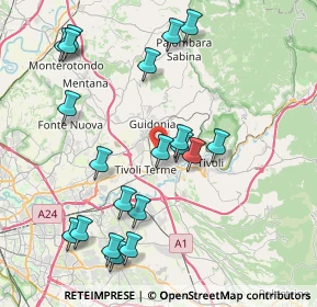 Mappa 00010 Guidonia Montecelio RM, Italia (9.263)