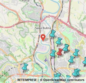 Mappa Via Castiglion Fiorentino, 00138 Roma RM, Italia (3.37059)