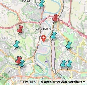 Mappa Via Castiglion Fiorentino, 00138 Roma RM, Italia (2.72818)