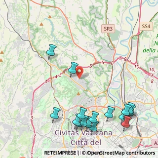 Mappa Via Turania, 00189 Roma RM, Italia (5.9275)