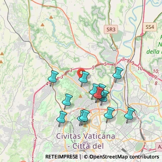 Mappa Via Turania, 00189 Roma RM, Italia (3.93857)