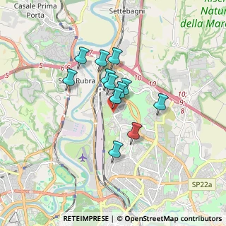 Mappa Via Tina Pica, 00138 Roma RM, Italia (1.315)