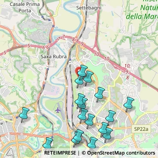 Mappa Via Tina Pica, 00138 Roma RM, Italia (2.78235)