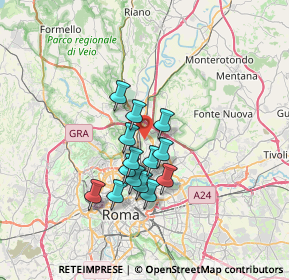 Mappa Via Tina Pica, 00138 Roma RM, Italia (5.48643)