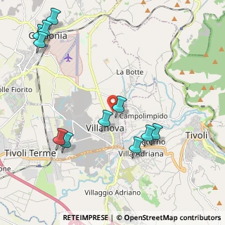 Mappa Via A. Salvotti, 00012 Villanova RM, Italia (2.61)