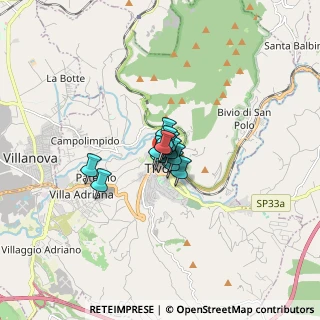 Mappa Via Santa Sinferusa, 00019 Tivoli RM, Italia (0.60692)
