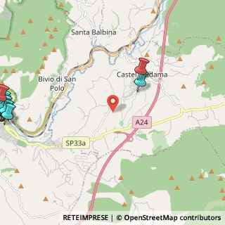 Mappa Via Sant'Anna, 00024 Castel Madama RM, Italia (4.21625)