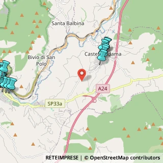 Mappa Via Sant'Anna, 00024 Castel Madama RM, Italia (3.7385)