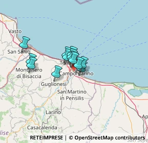 Mappa Via Marinelle, 86042 Campomarino CB, Italia (8.05308)