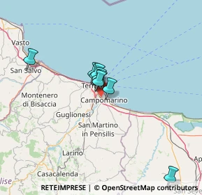 Mappa Via Marinelle, 86042 Campomarino CB, Italia (17.27909)