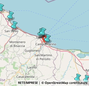 Mappa Via Marinelle, 86042 Campomarino CB, Italia (25.86182)