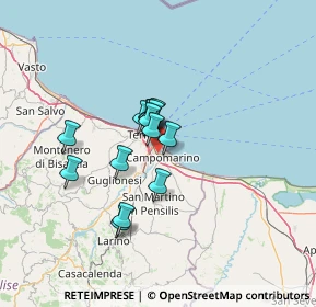 Mappa Via Marinelle, 86042 Campomarino CB, Italia (9.55214)