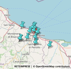 Mappa Via Marinelle, 86042 Campomarino CB, Italia (9.29083)
