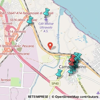 Mappa Via Marinelle, 86042 Campomarino CB, Italia (1.311)
