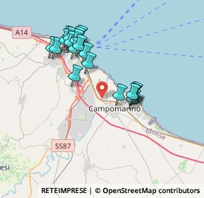 Mappa Via Marinelle, 86042 Campomarino CB, Italia (3.63)