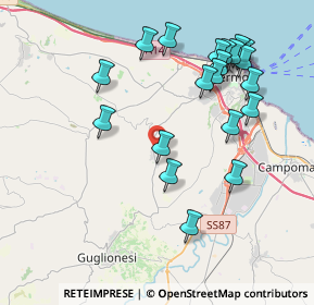 Mappa Via Trigno, 86030 San Giacomo degli Schiavoni CB, Italia (4.4475)