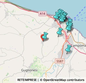 Mappa Via Trigno, 86030 San Giacomo degli Schiavoni CB, Italia (4.744)